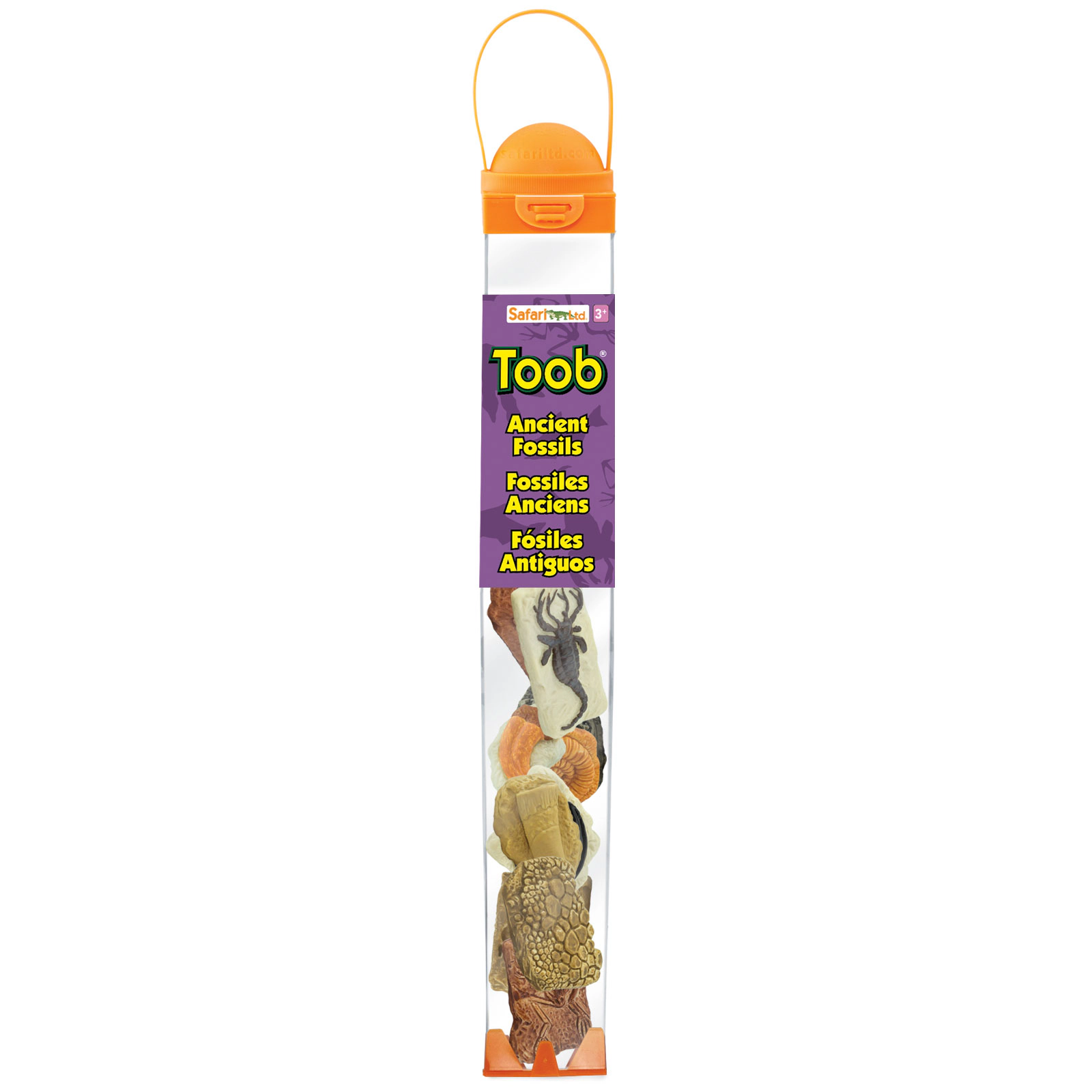 Safari Ltd. - Ancient Fossils TOOB - contains 10 Mini Figurines