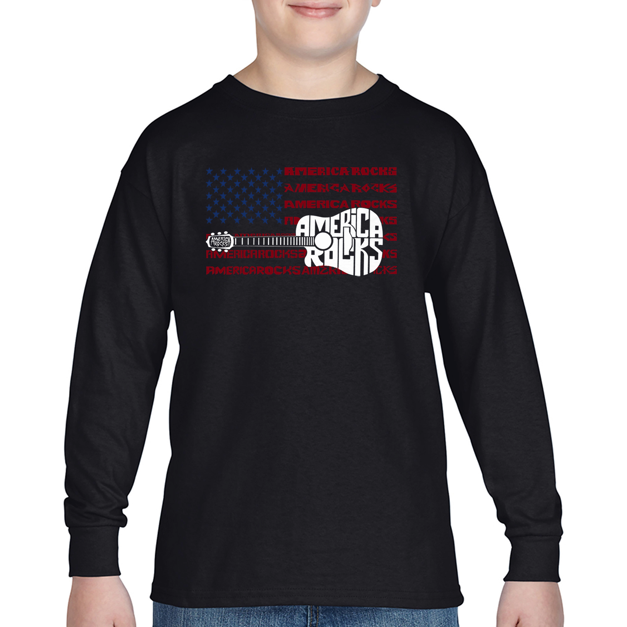 LA Pop Art Boys Long Sleeve T-Shirt
