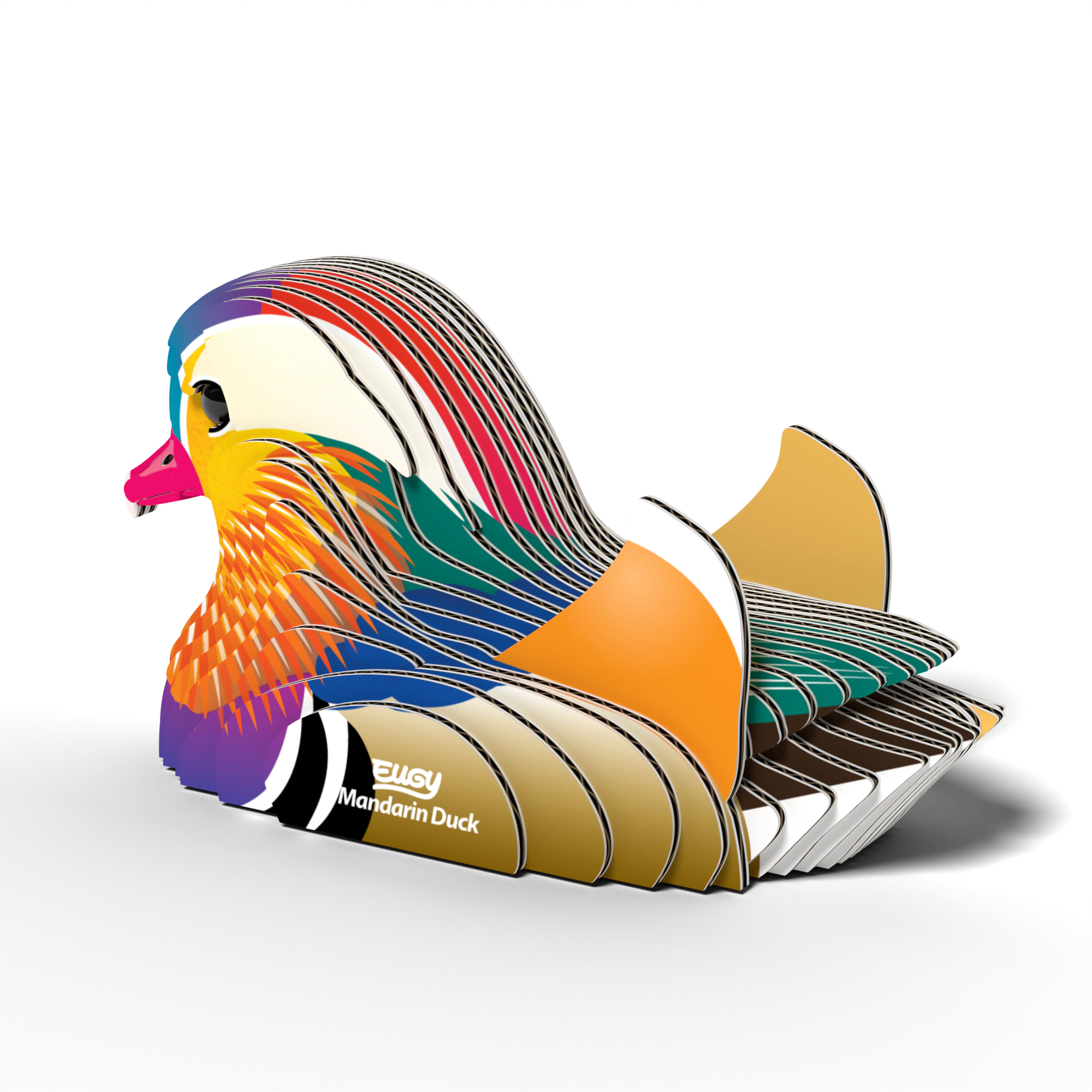 EUGY Mandarin Duck 3D Puzzle - contains 26 puzzle pieces