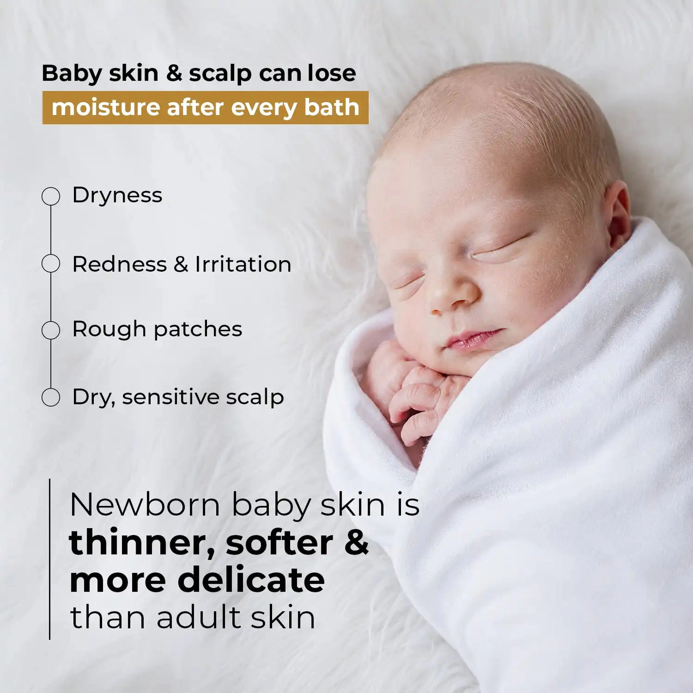 Skin Centrick Baby Body Wash & Shampoo - 250 ml, Tear-Free 2-in-1 with Aloe Vera & Coconut Oil for Sensitive Skin