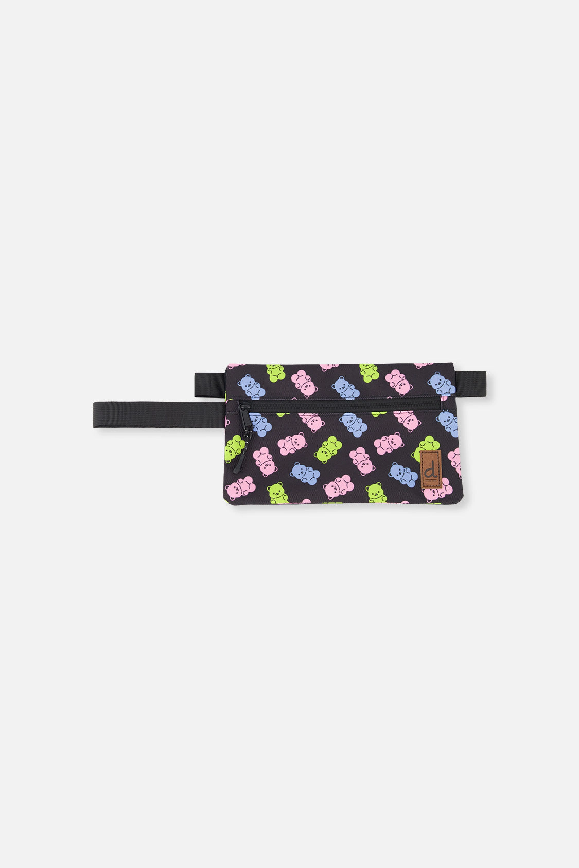 Deux par Deux Girls Gummy Bear Print Double-Compartment Pencil Case