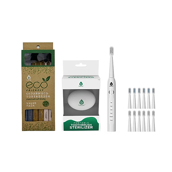 Pursonic Total Clean Oral Care Bundle: Advanced Hygiene & Sustainable Choice