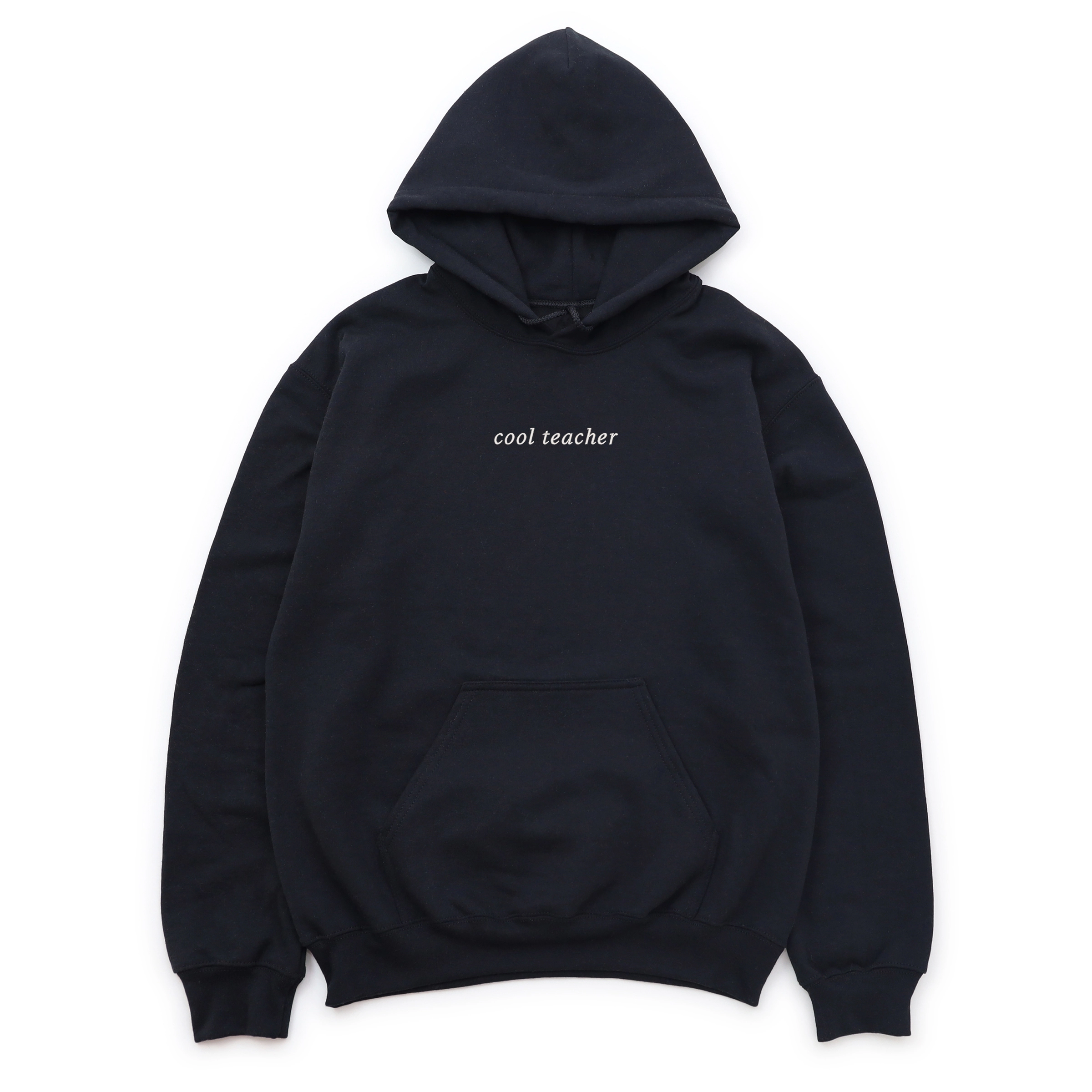 Simply Sage Market - Embroidered Cool Teacher Women's Graphic Hoodie