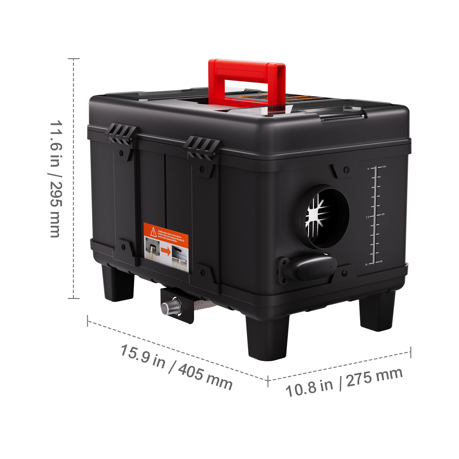 HONGGE Diesel Heater, 8KW, DC 12V, All One Portable Air Heater with Bluetooth APP Control