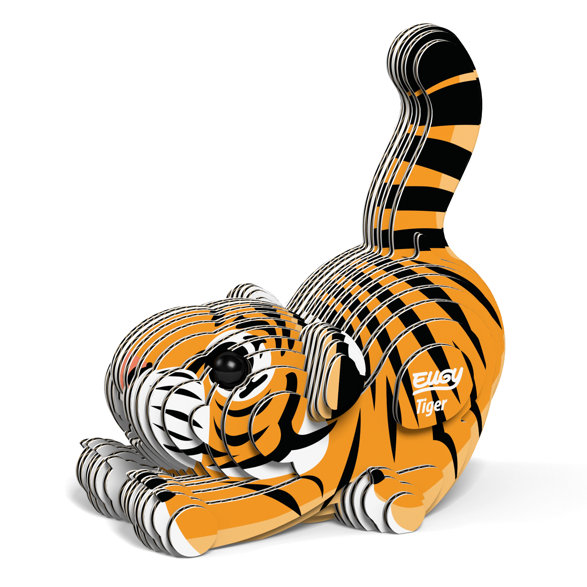 EUGY Tiger 3D Puzzle - contains 34 puzzle pieces