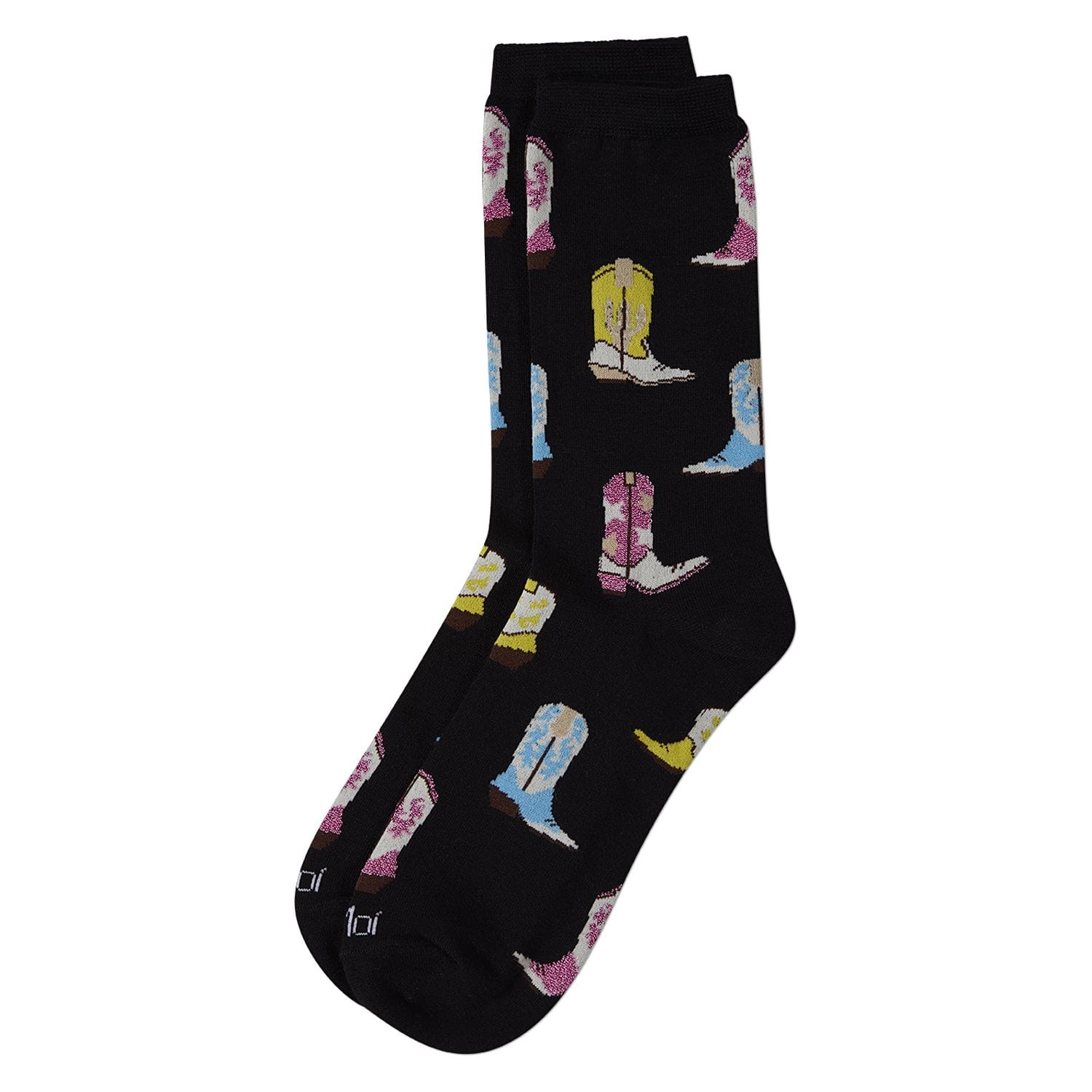 MeMoi Women's Sassy Boots Rayon From Bamboo Crew Socks