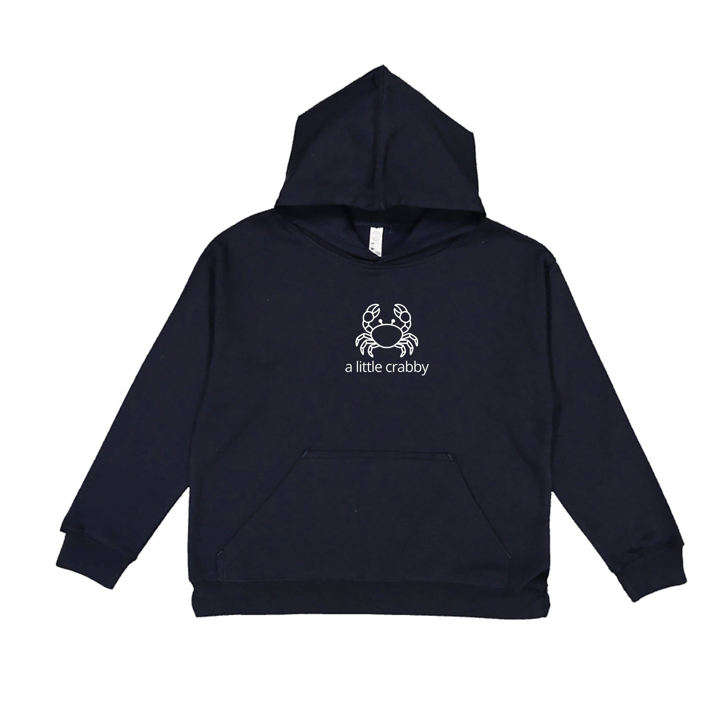 The Juniper Shop - A Little Crabby Outline Youth Graphic Hoodie