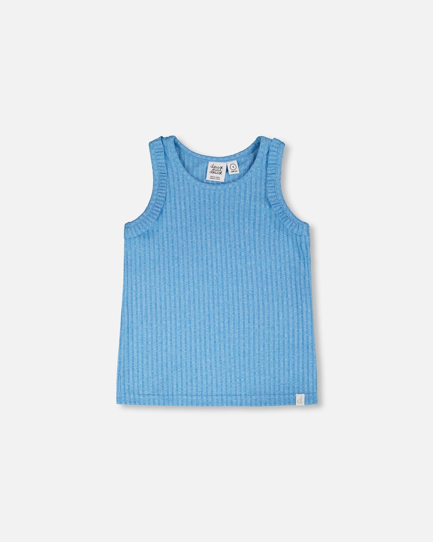 Deux par Girls Rib Ribbed Tank Top