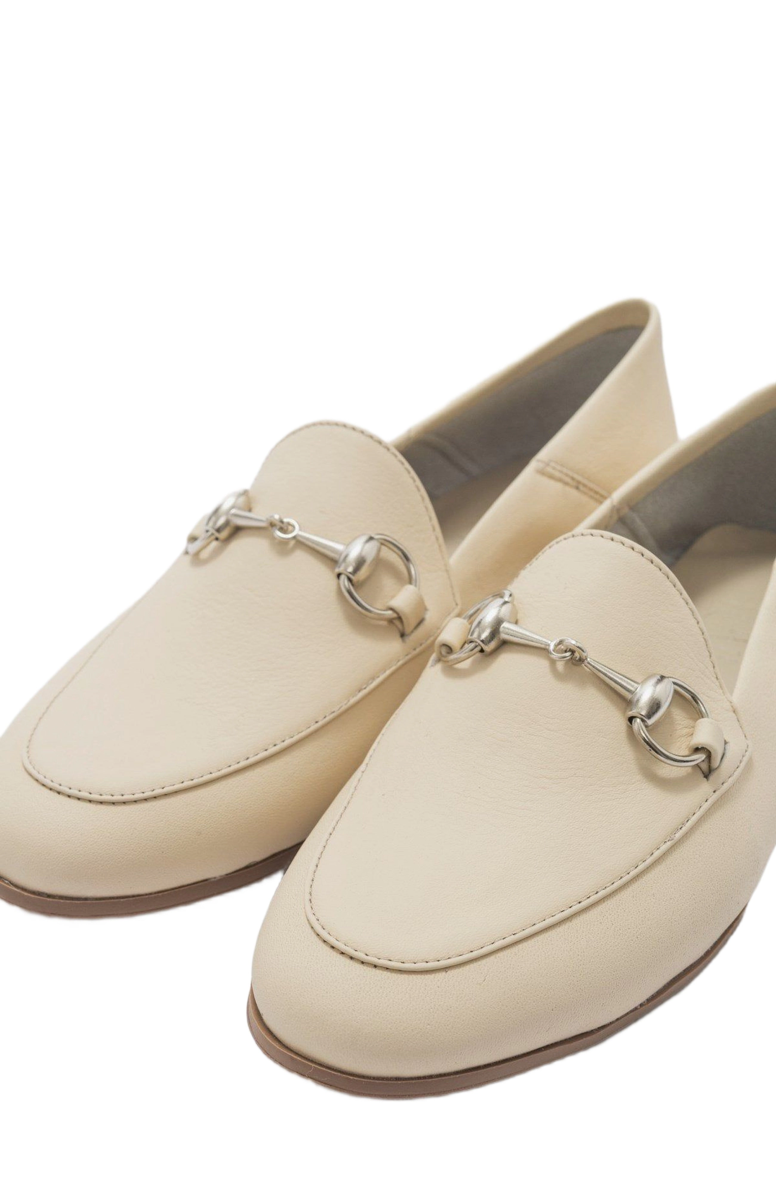 Forever & Always Womens Penny Leather Horsebit Loafers