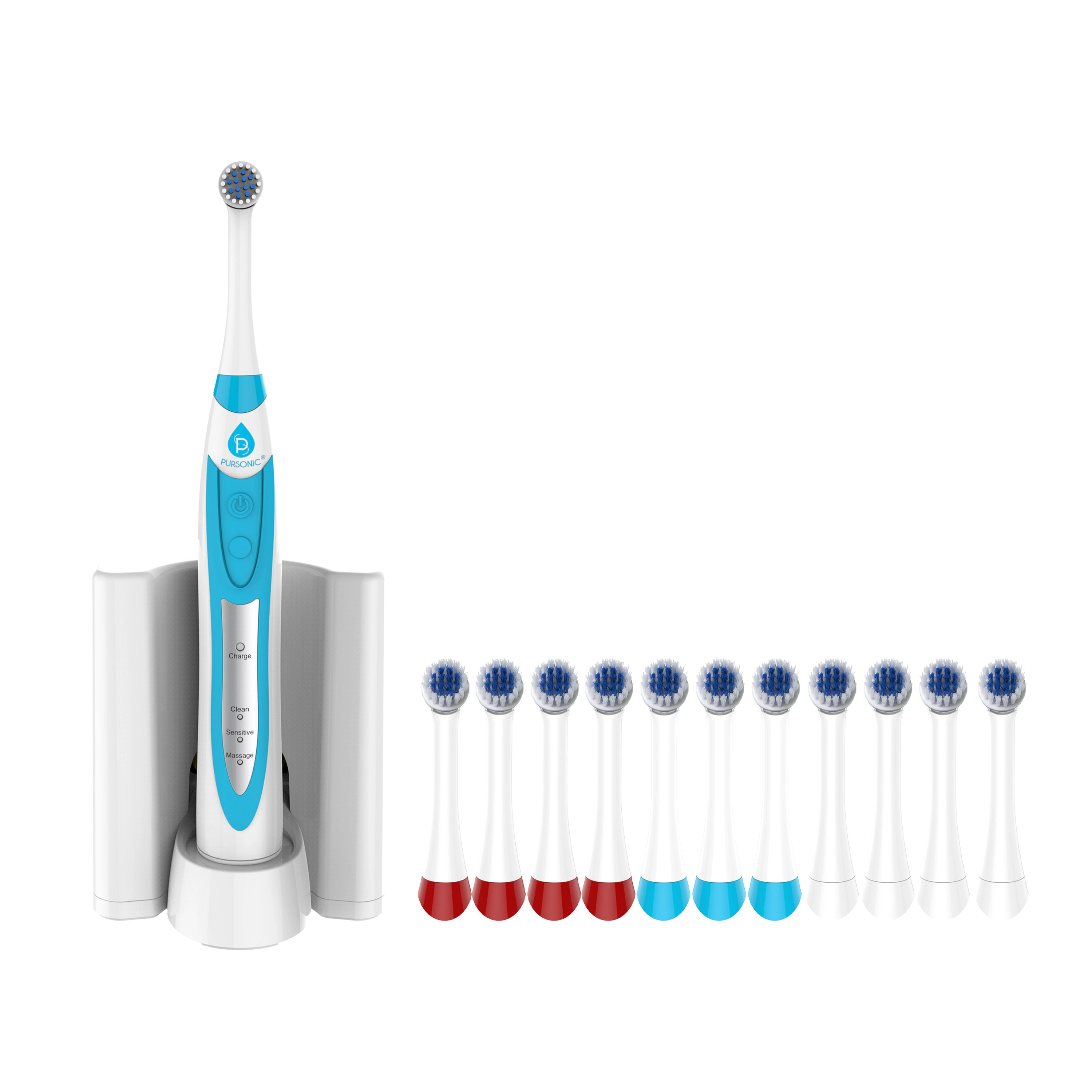 Pursonic Unisex Rechargeable Rotary Oscillation Electric Toothbrush Pro Series