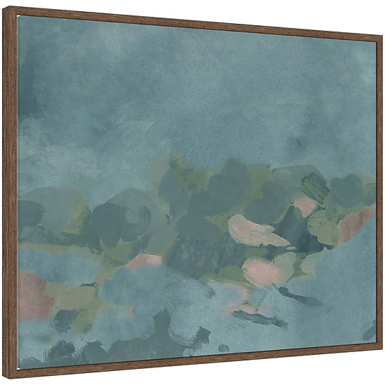 Amanti Art Papercut Coast I by June Erica Vess Framed Canvas Wall Art ...