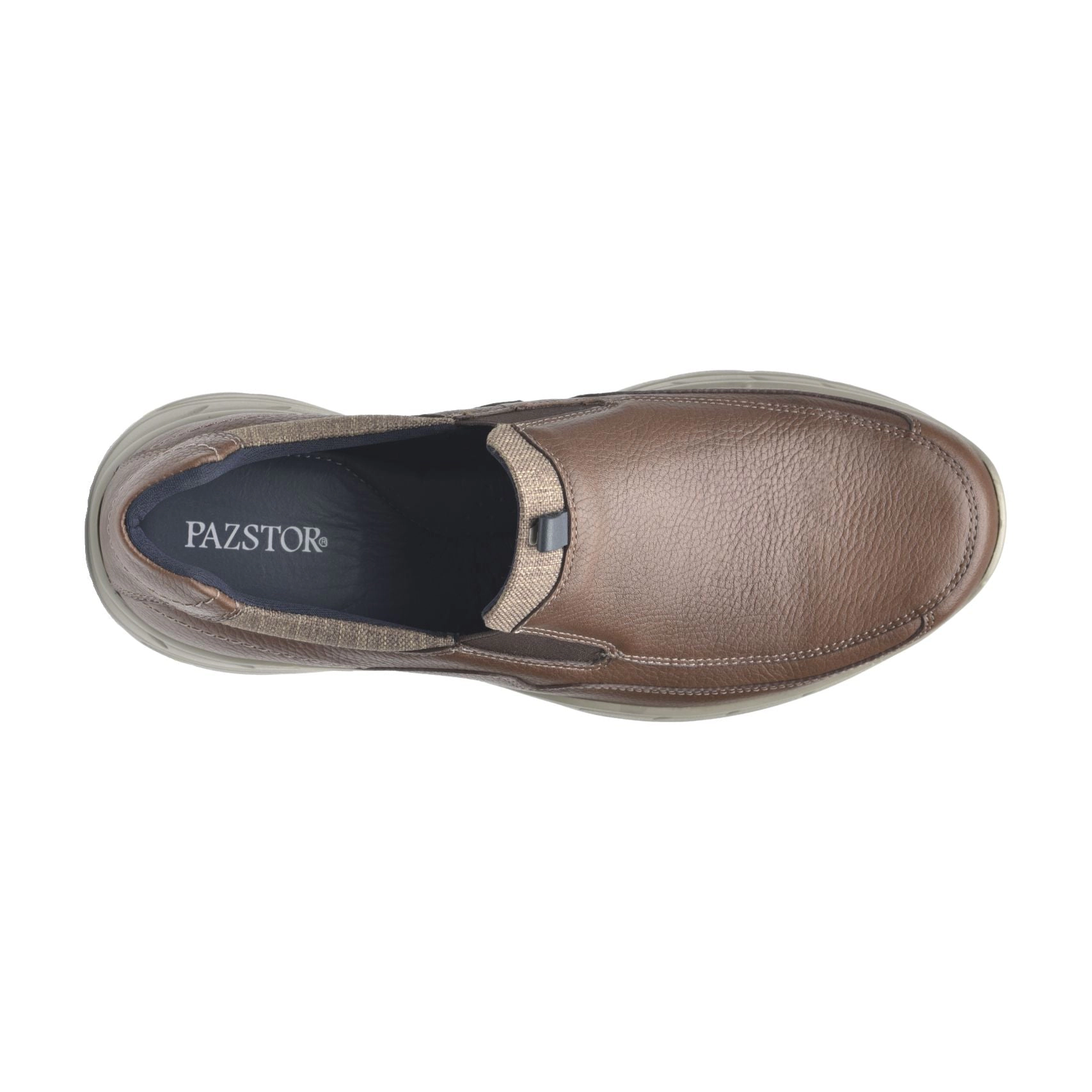 Pazstor Men's Nubuck Leather Moccasin Abdiel