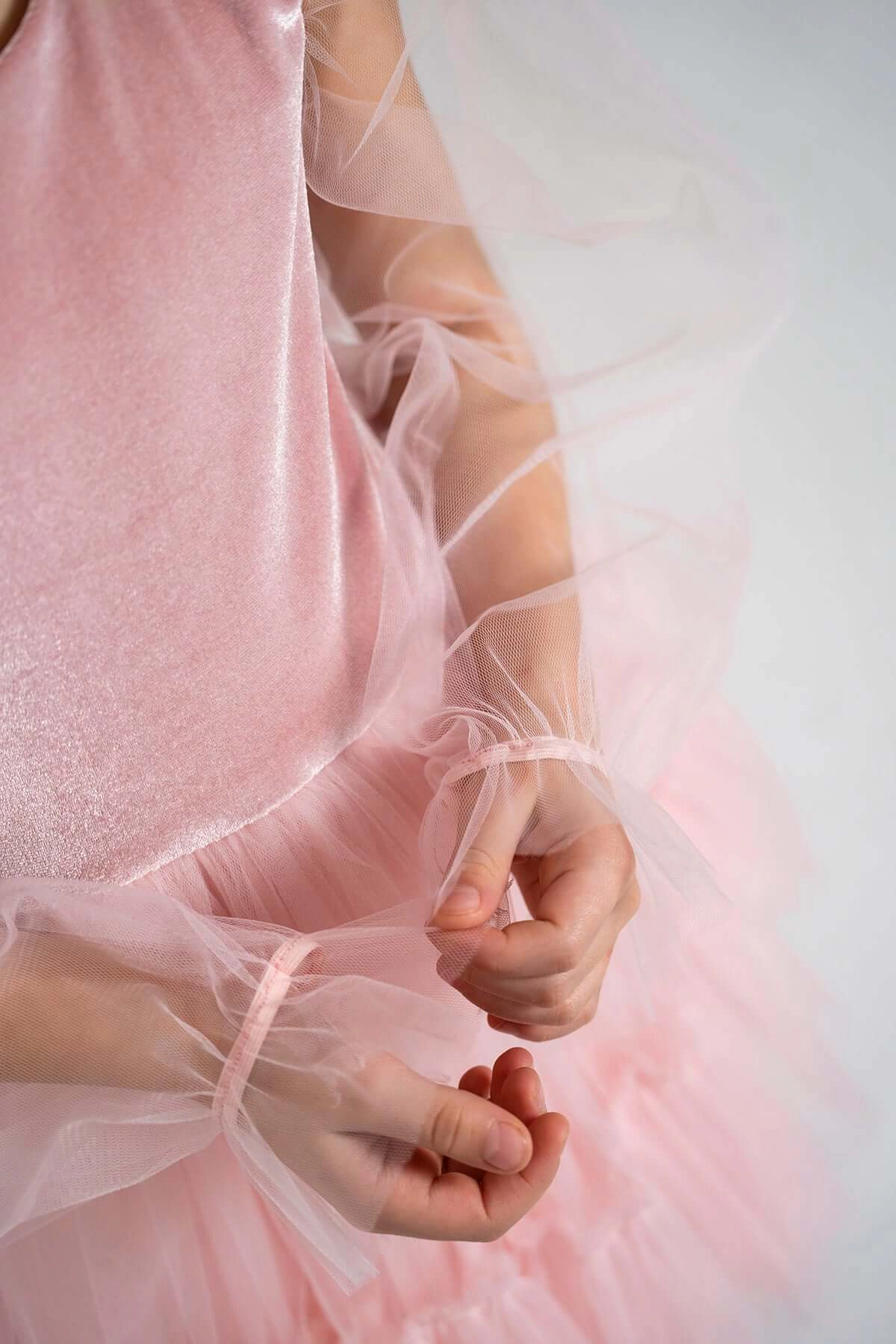Mini Celebrities Girls Velvet Balloon Tutu Dress