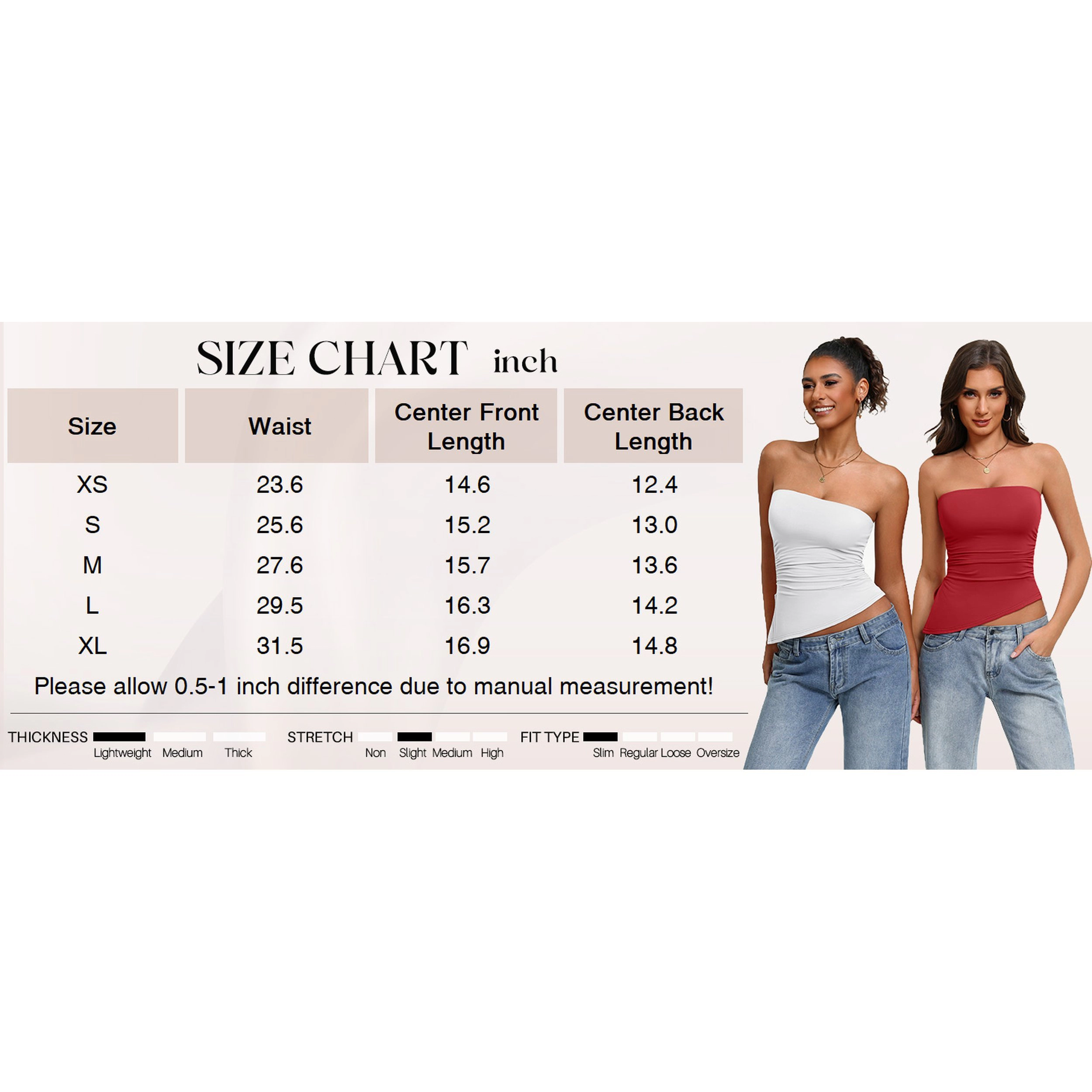 Avidlove Women's Double Lined Strapless Asymmetrical Hem Ruched Tube Top