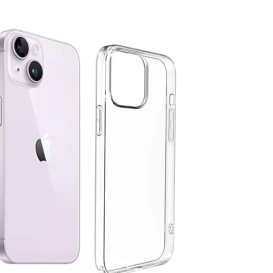 Qixxronics Transparent Case for iPhone 15 Shockproof Phone Case Protective Cellphone Cover for iPhone 15