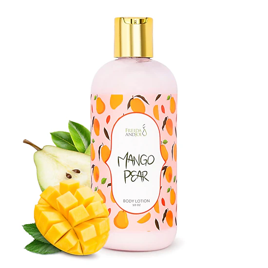 Freida and Joe Mango Pear Womens Deep Moisturizing Body Lotion In 10oz Bottle Valentine's Gift