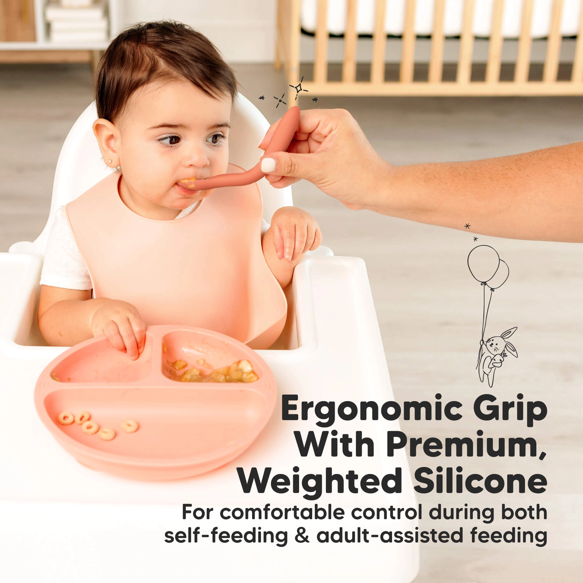KeaBabies 6-Pack Prep Baby Spoons