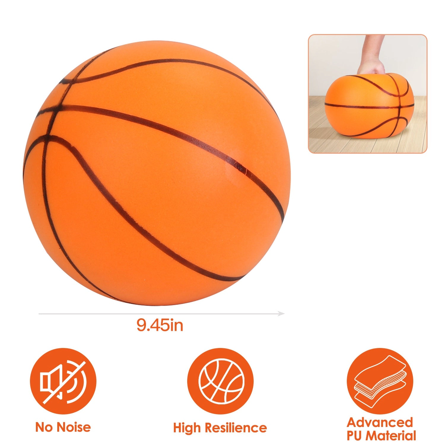 IMounTEK Unisex Foam Silent Basketball