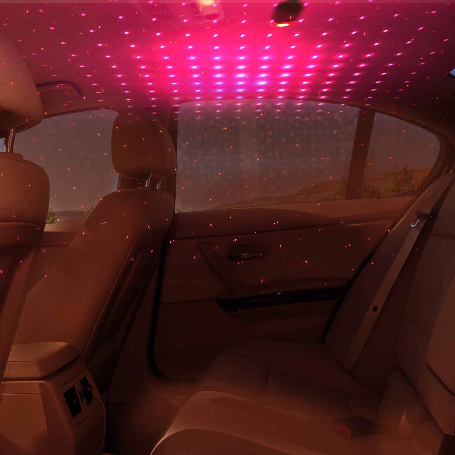 GBruno USB Star Projector Car Ceiling Night Light