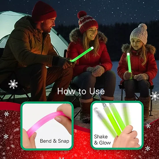 Sperric Glow Sticks 25Pcs, 6" Assorted Color Light Stick Toys & Party Favors for Kids, 12Hr Use Glow Sticks for Camping