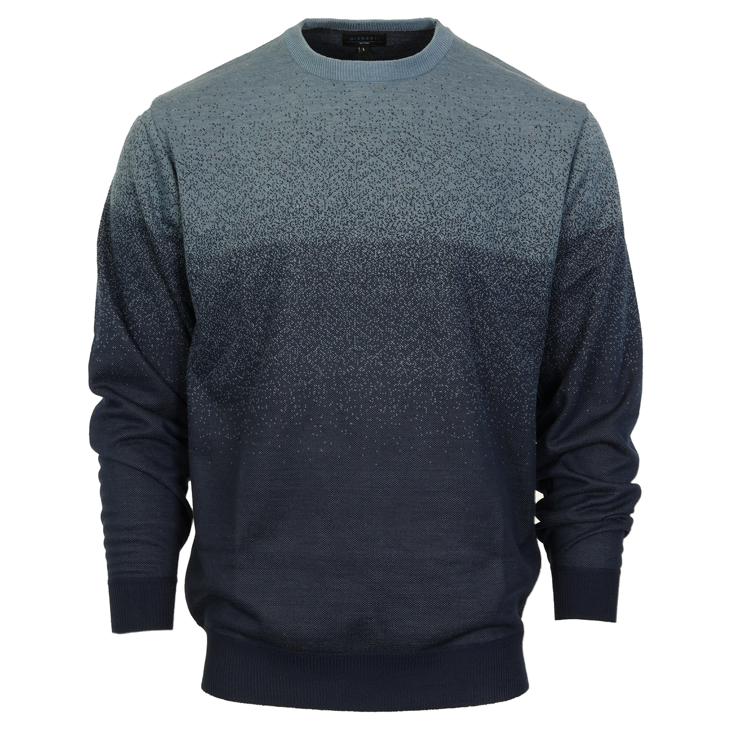 Gioberti Men's Jacquard Crew Neck Pullover Sweater