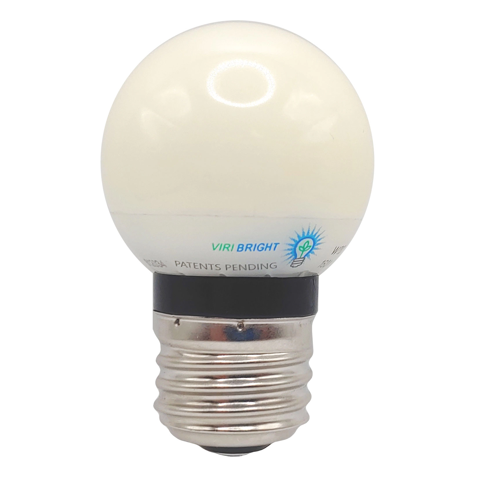 Viribright® G15 LED Bulb, E26, Screw Base, Globe 180 Lumens, 90+ CRI, Warm White 2700K (4 Pack)