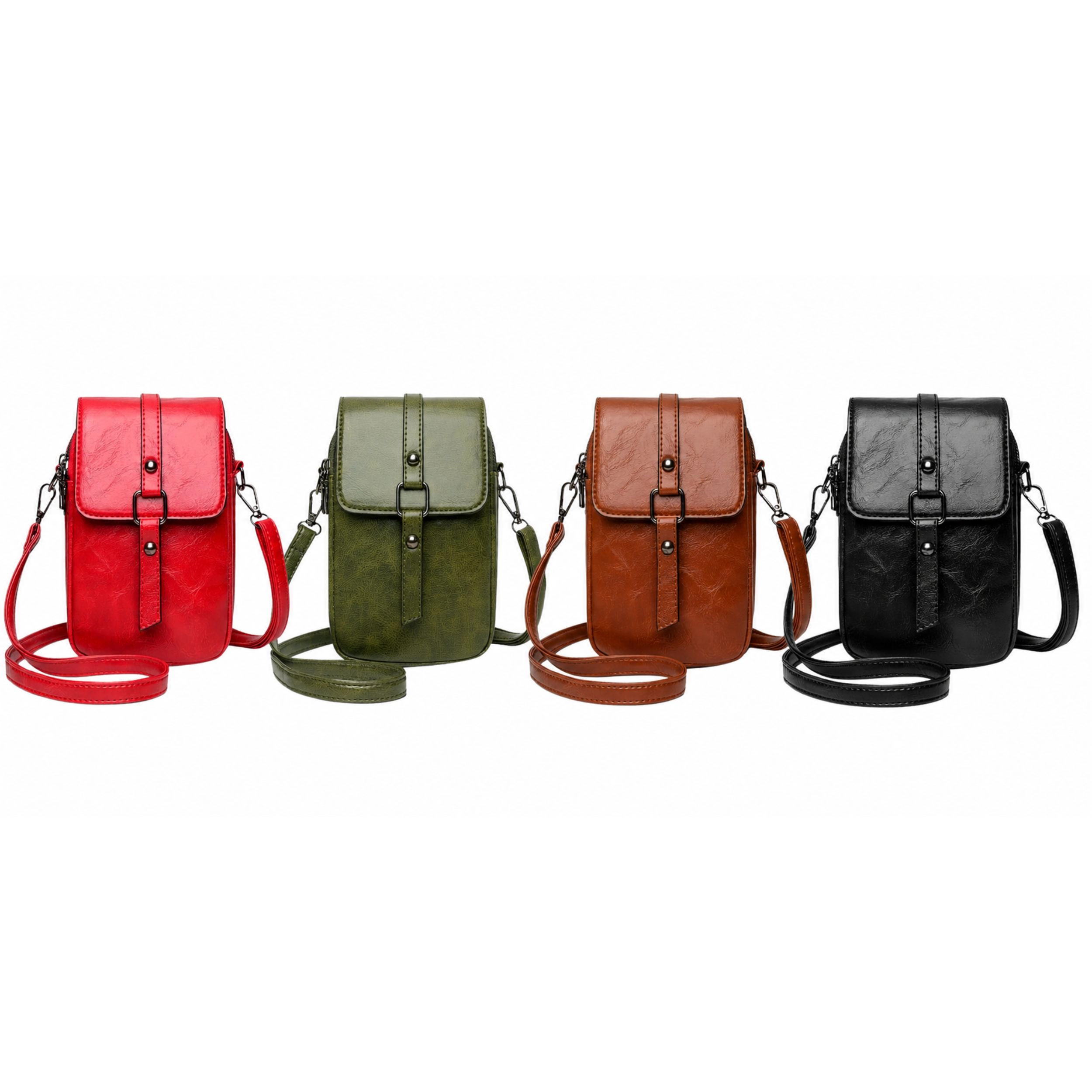 Home Collection Women’s Small PU Leather Crossbody Cell Phone Purse