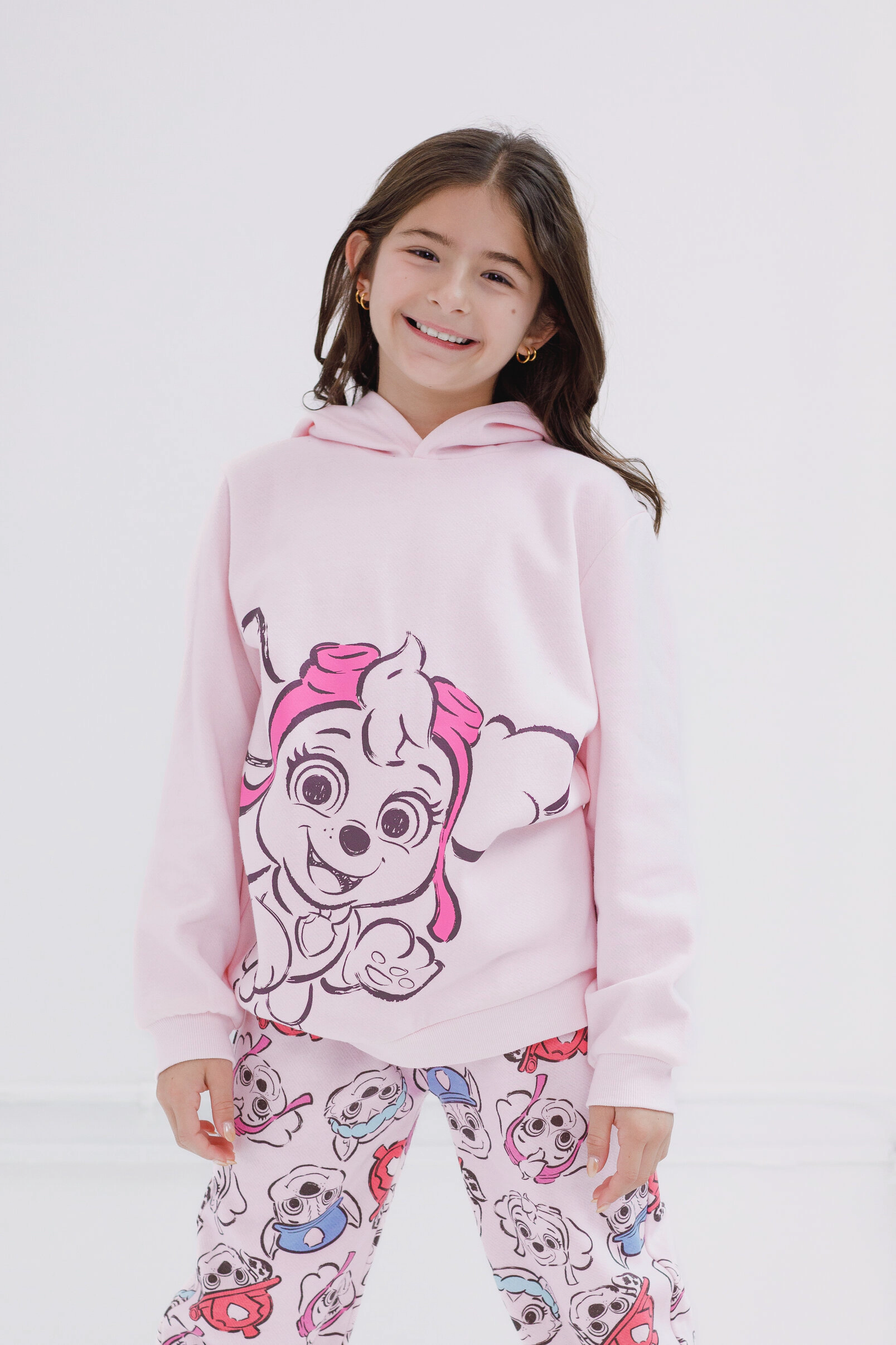 Paw Patrol Girls' Cosplay Fleece Hoodie and Jogger Set