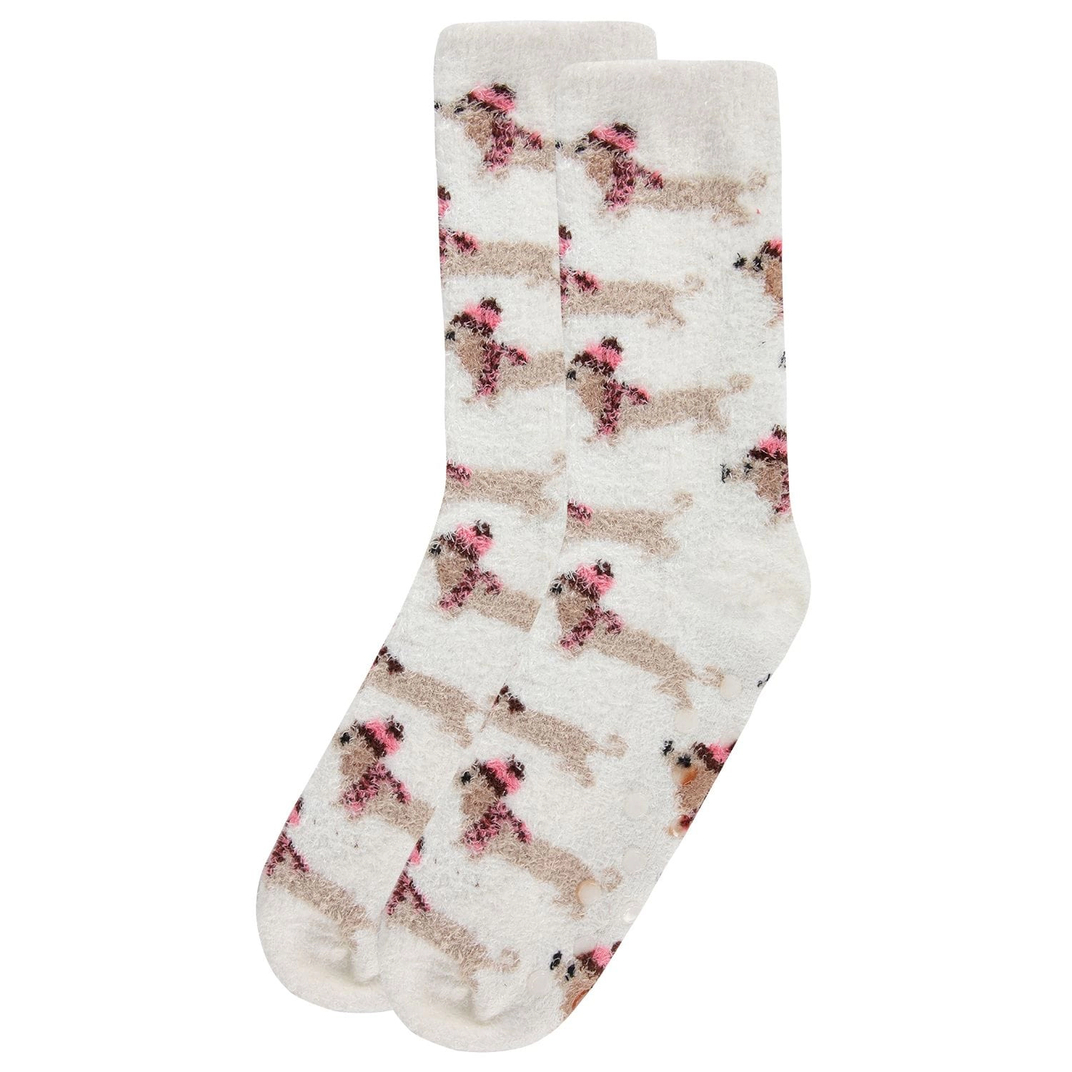 MeMoi Women's Hot Dogs Cozy Crew Socks