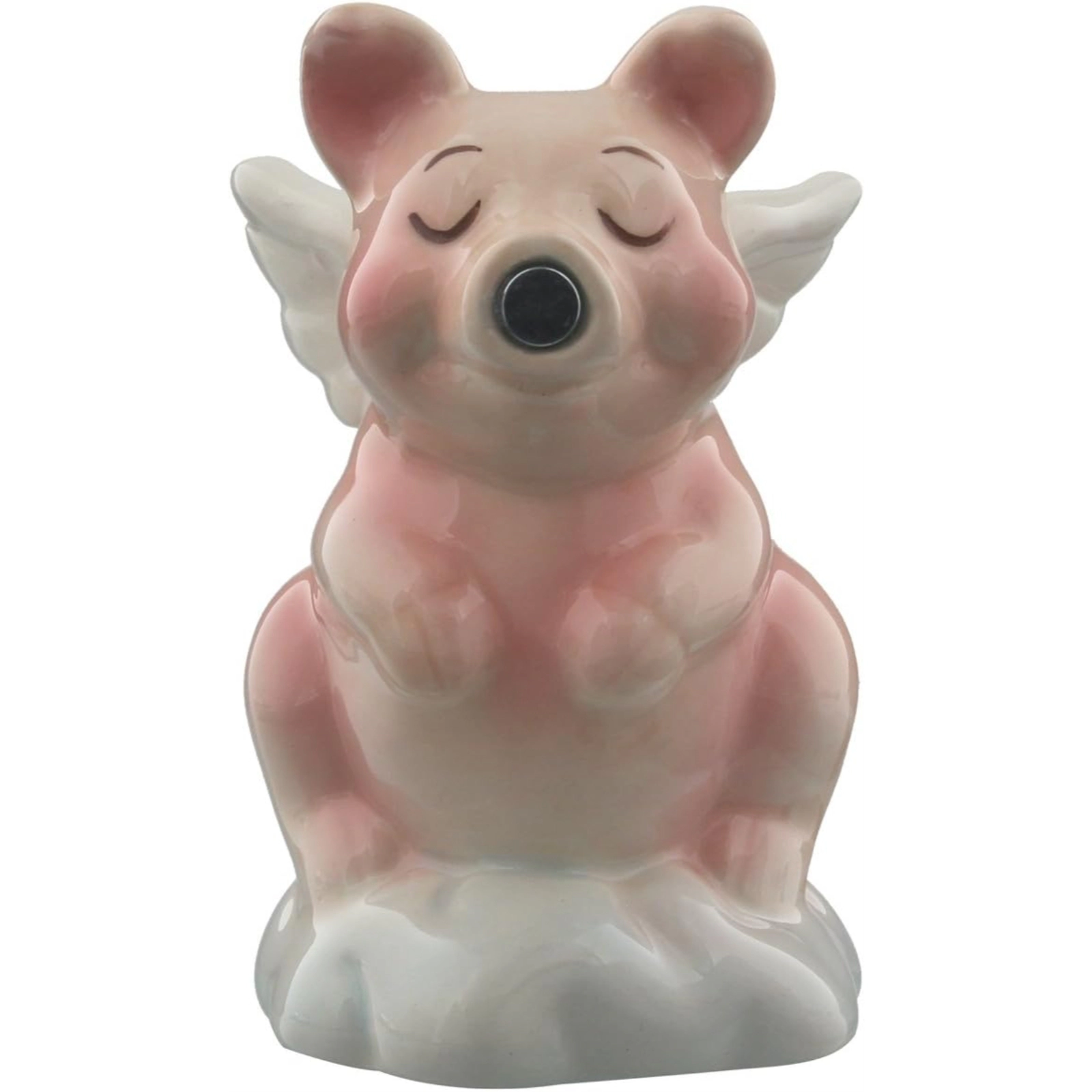 Pacific Giftware When Pigs Fly Hog Heaven Magnetic Ceramic Salt and Pepper Shaker Set