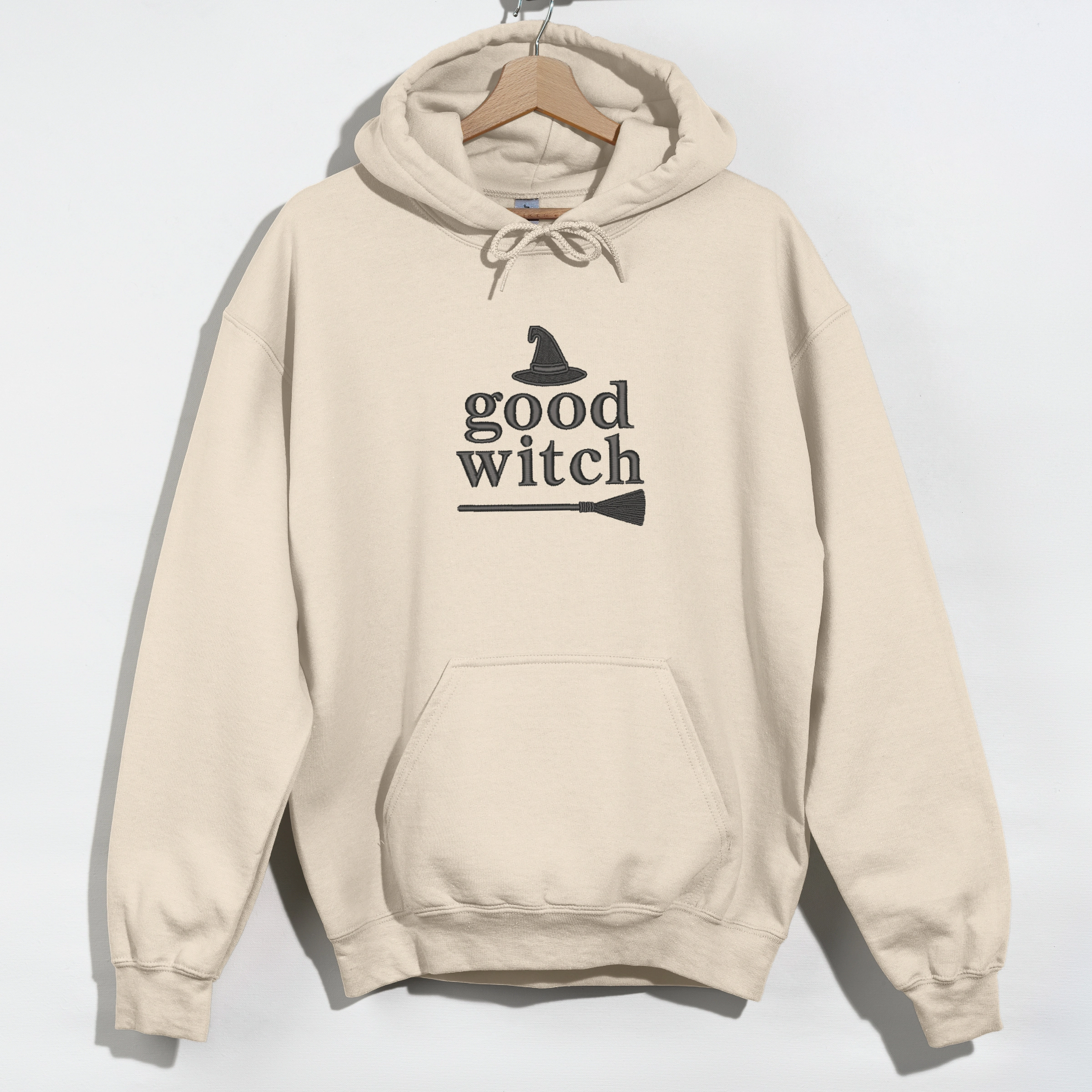 Simply Sage Market - Women's Graphic Hoodie Embroidered Good Witch