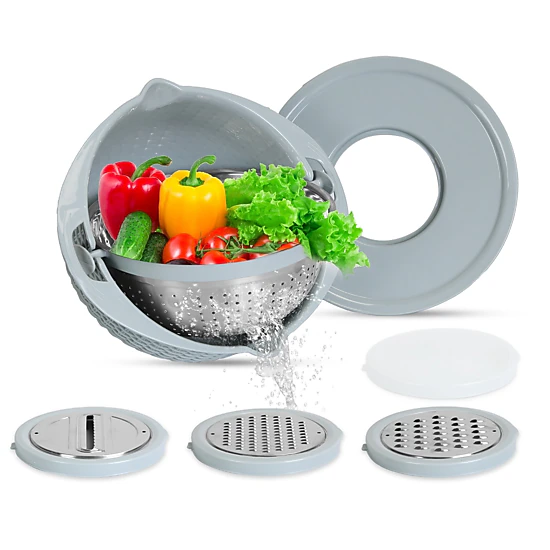 GBruno Stainless Steel Mixing Bowl With Grater Set