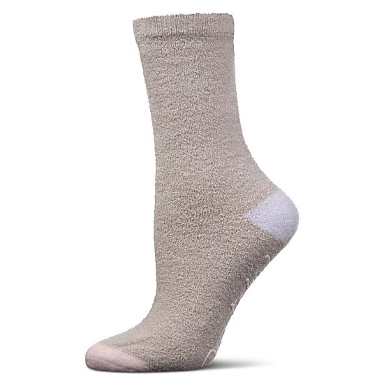 Memoi Women's Grateful Aloe Infused Crew Socks