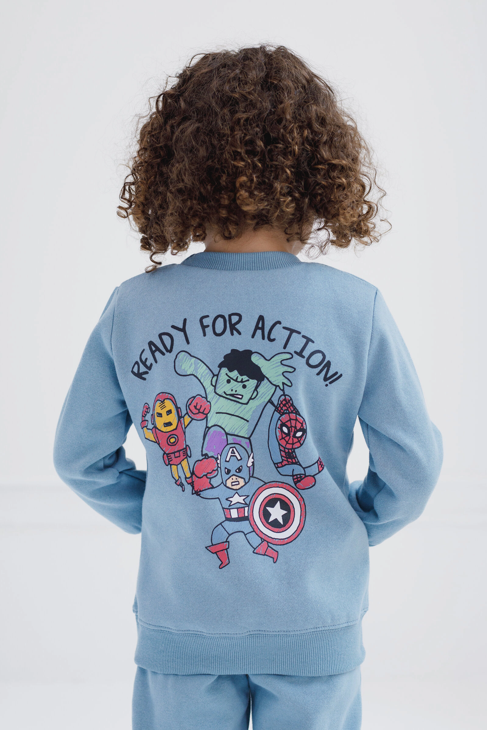 Marvel Avengers Boys' Fleece 2-Piece Sweatshirt and Pants Set