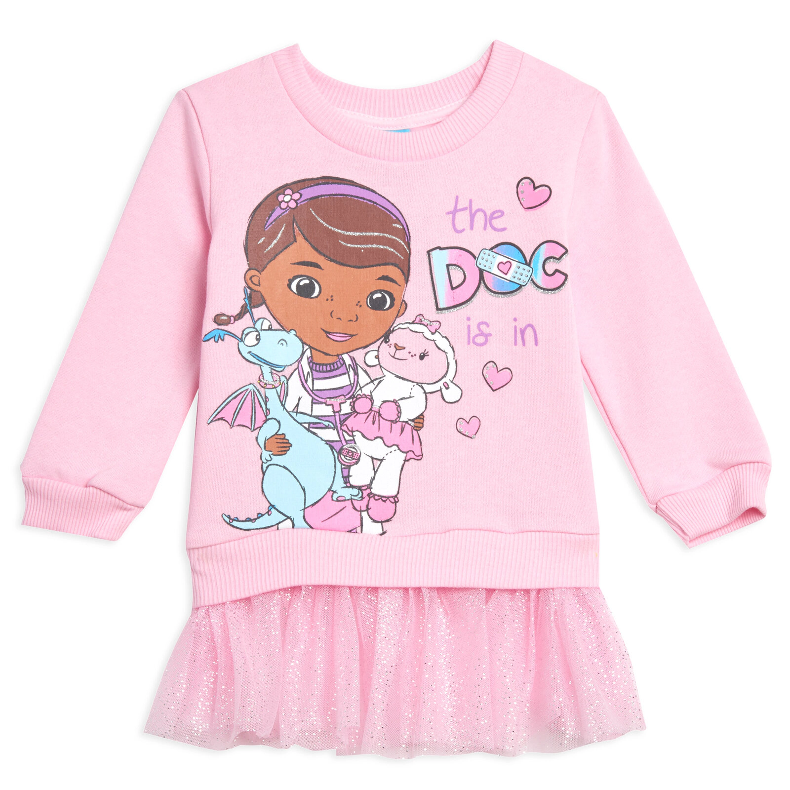 Disney Doc Mcstuffins Girls' Fleece Sweatshirt