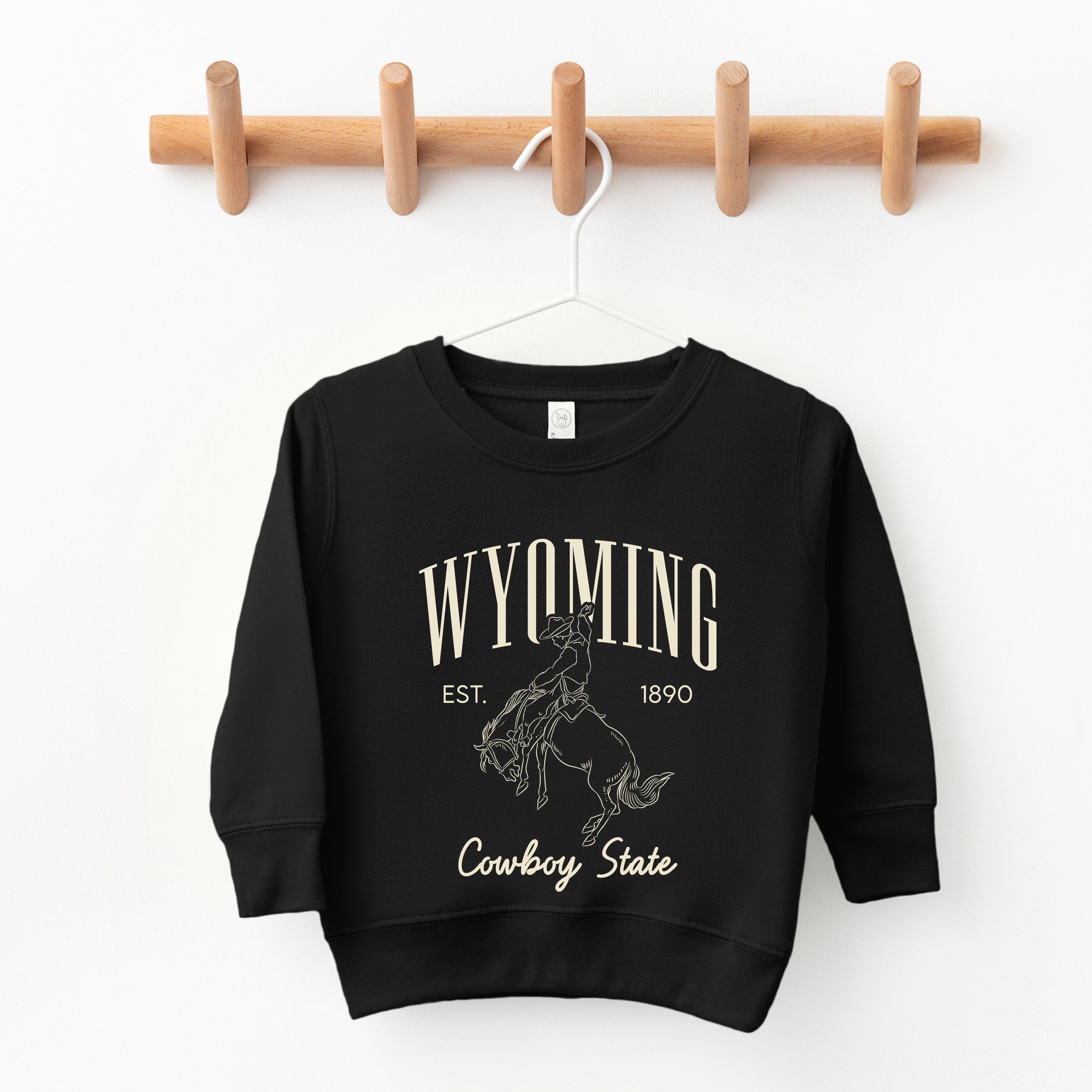 The Juniper Shop - Wyoming Cowboy State Toddler Graphic Sweatshirt