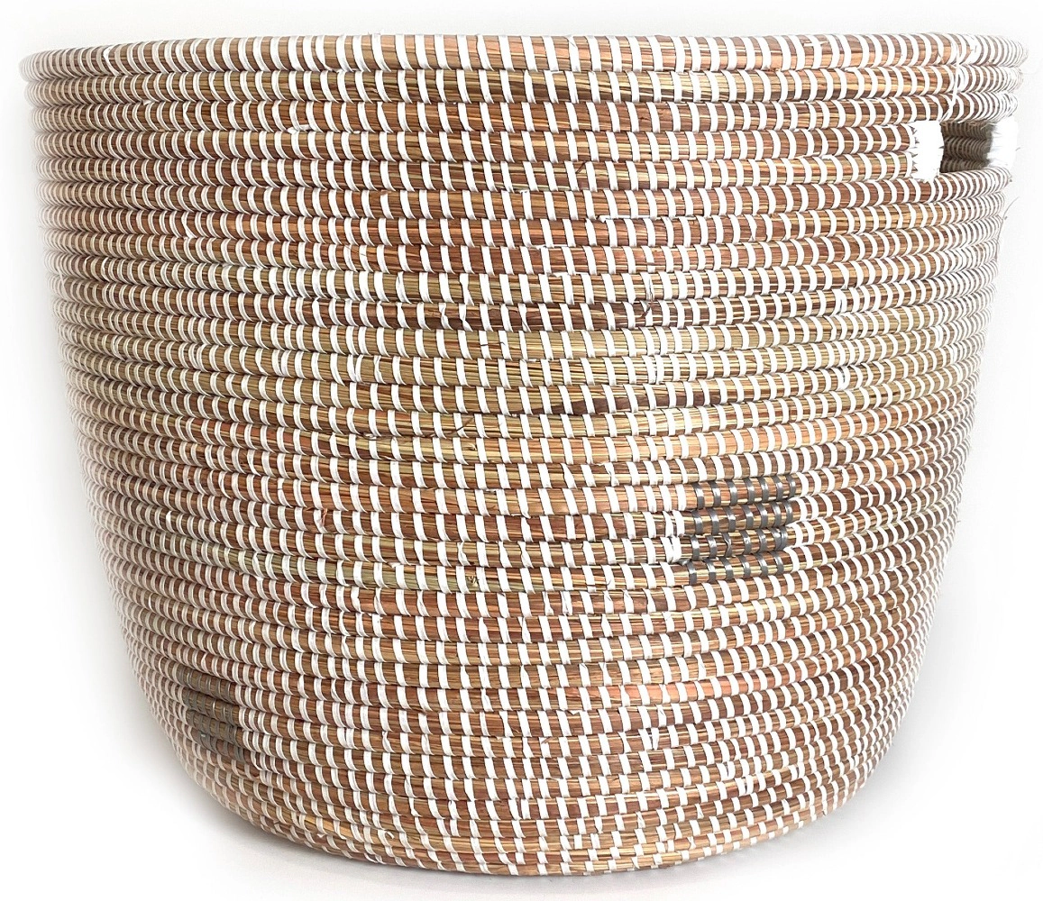 Mbare Flat Lid Storage Basket Squares Low Storage