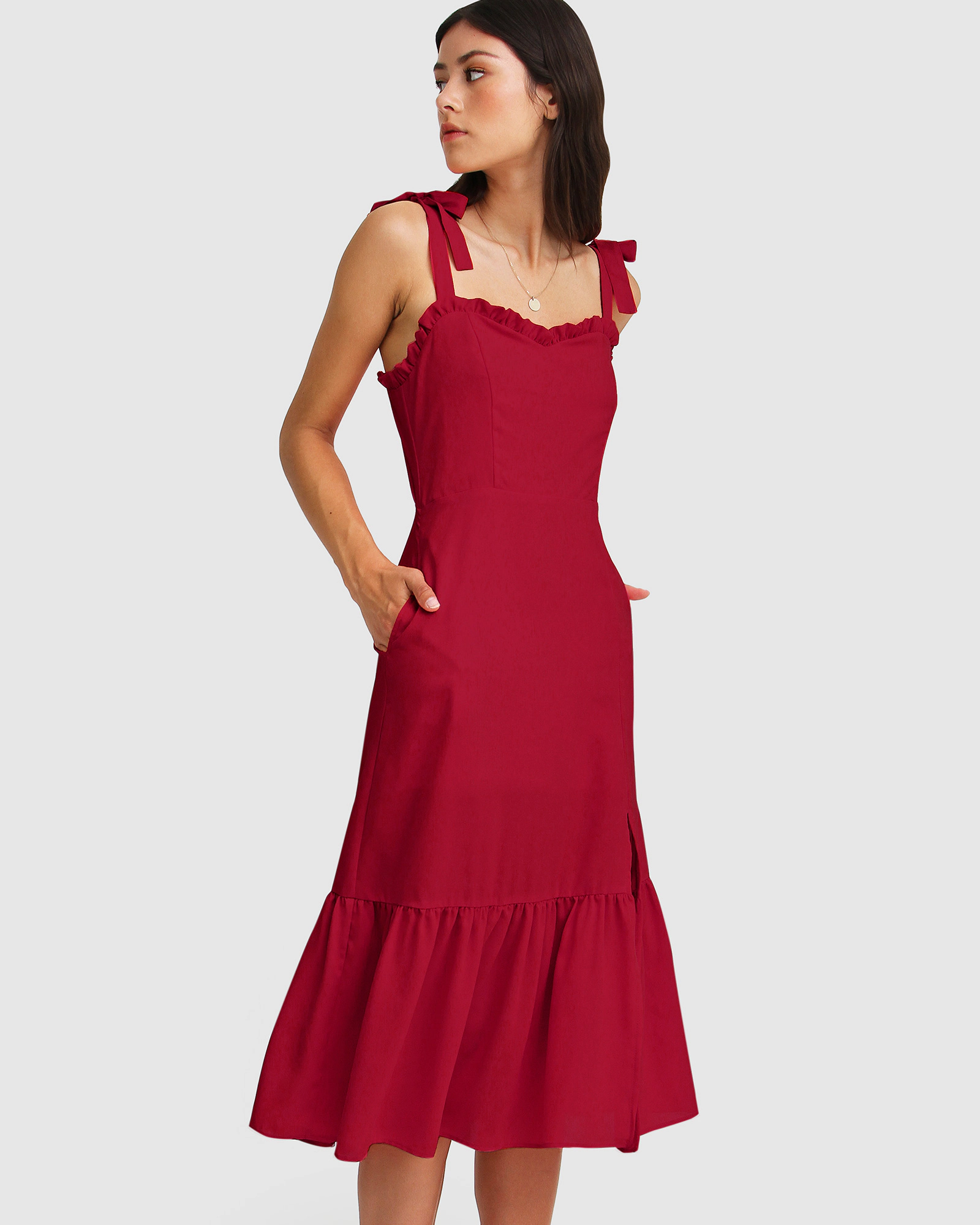 Belle & Bloom Womens Summer Storm Midi Dress