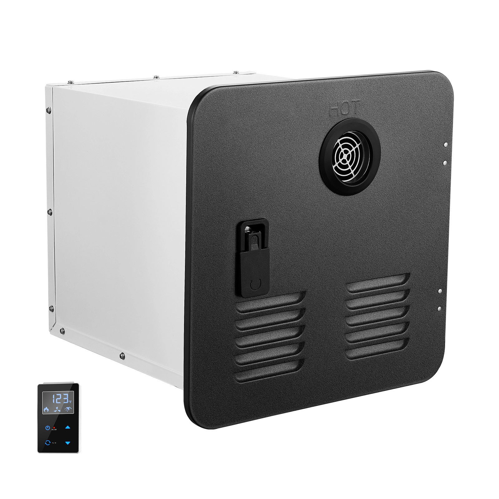 HONGGE RV Tankless Water Heater Instant Shower with 15 x inches Door and Remote Controller Optimized Comfort