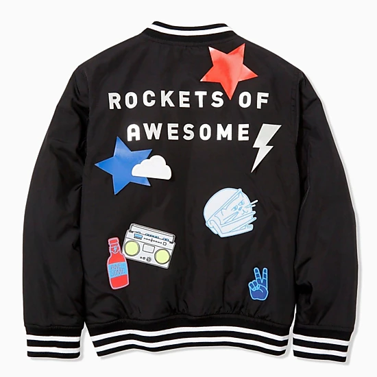 Rockets of Awesome ROA Black Bomber BLACK for Boys
