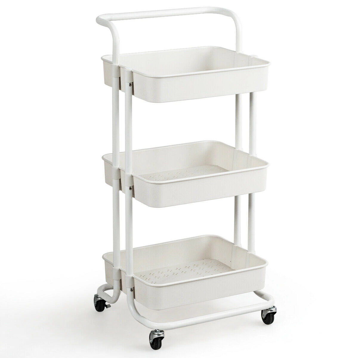 Hivvago Rolling Storage Organizer Cart