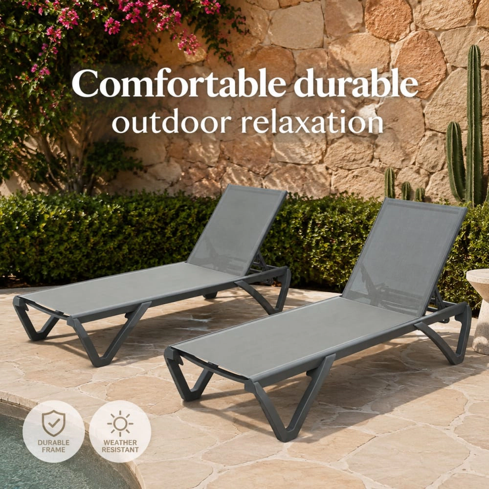 WOW PIONEER Aluminum Frame Patio Lounge