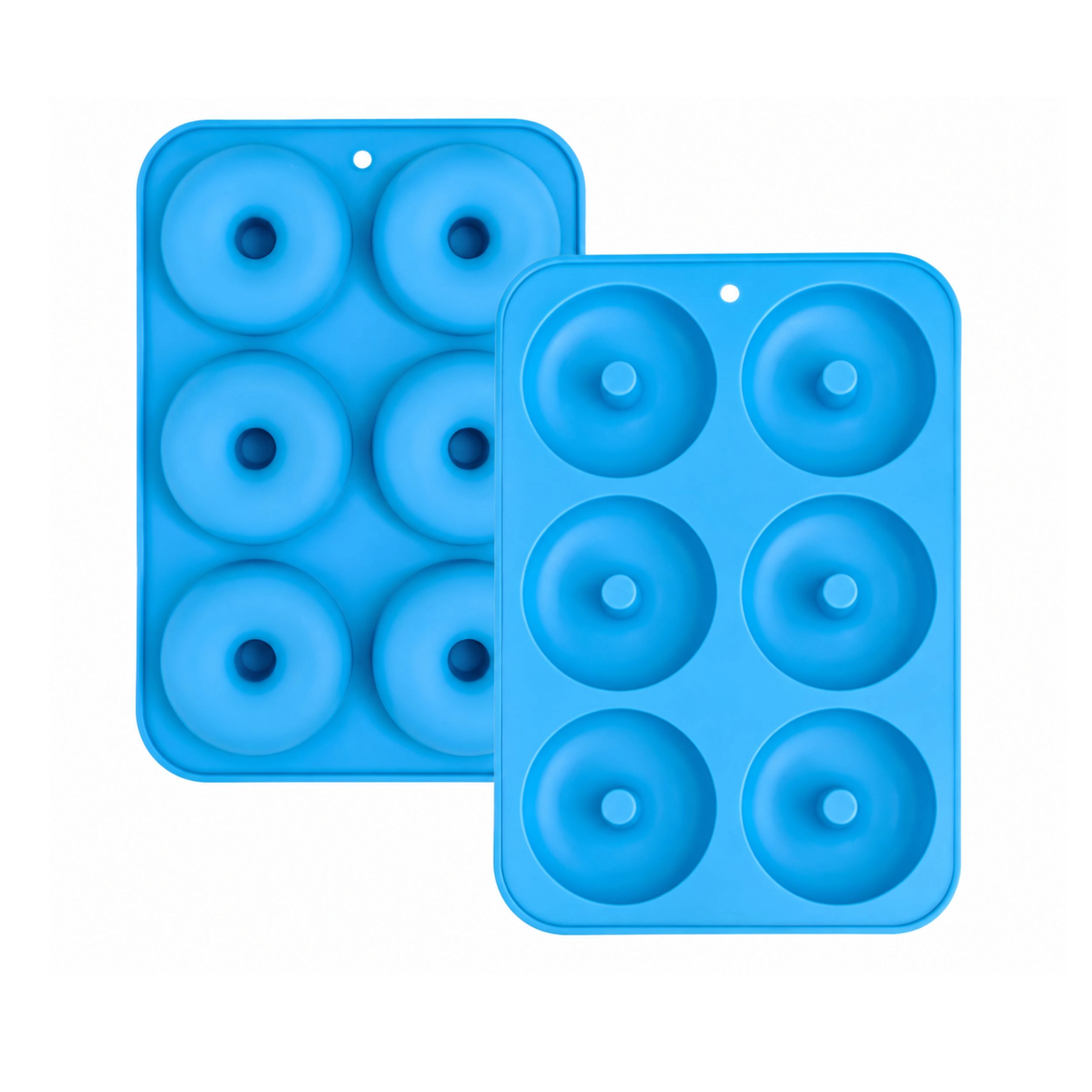 Stock Preferred 6-Cavity Nonstick Silicone Donut Pan Food Grade Baking Mold