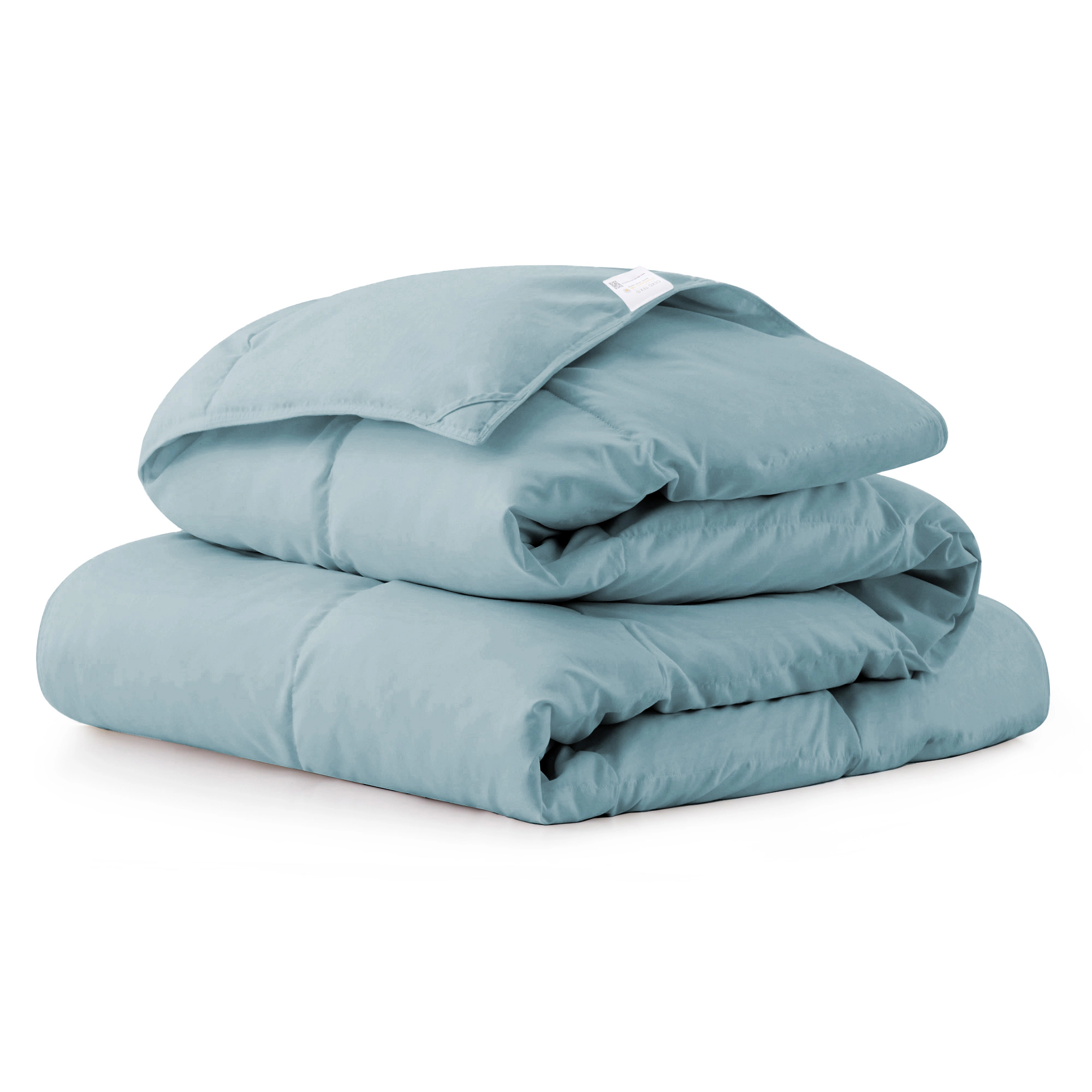 Unikome Lightweight Feather & Down Fiber Comforter, Soft Breathable Duvet Insert with Corner Loops