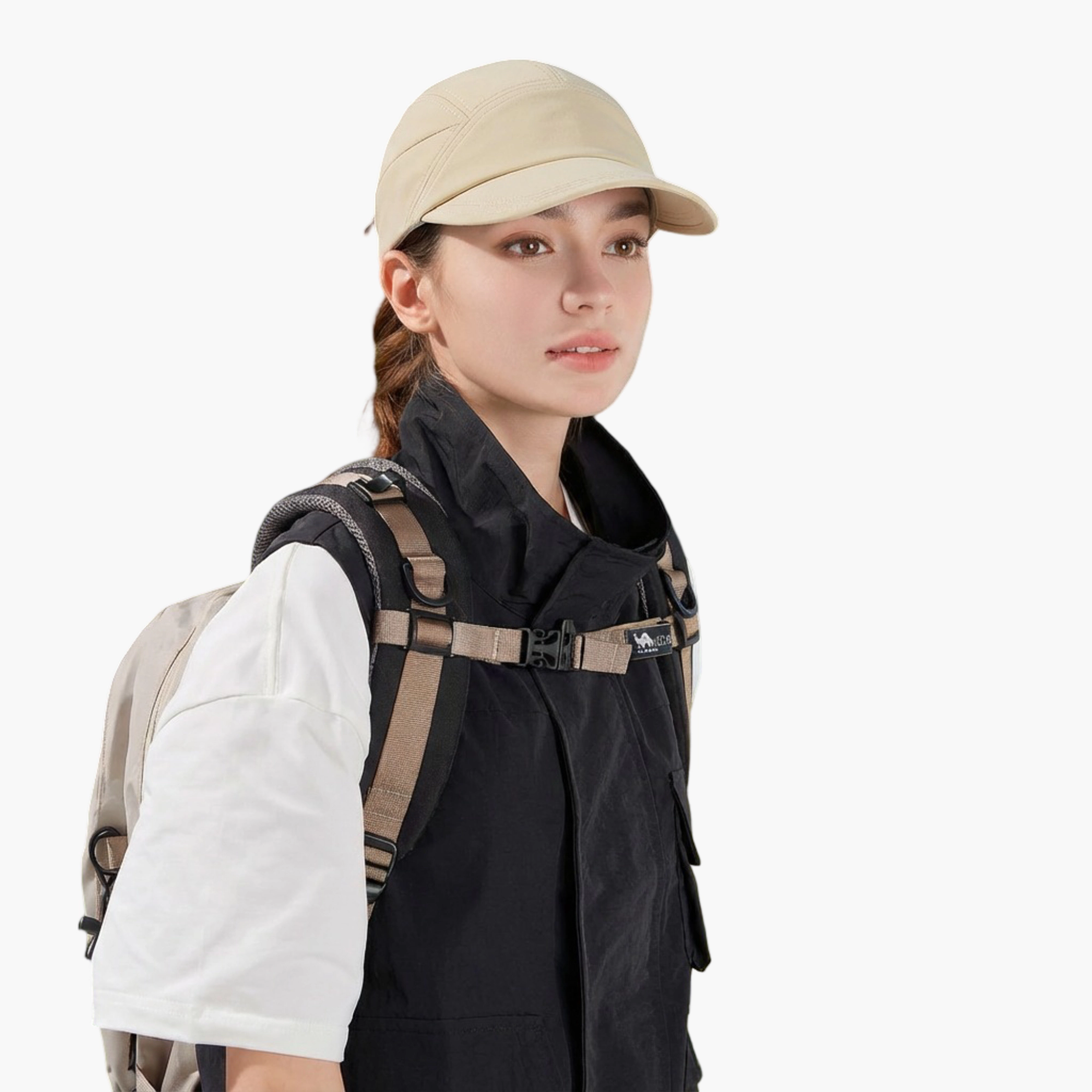 Anna-Kaci Women's Outdoor Baseball Cap with Hidden Chin Strap Breathable Lightweight Sports Sun Hat Adjustable Fit
