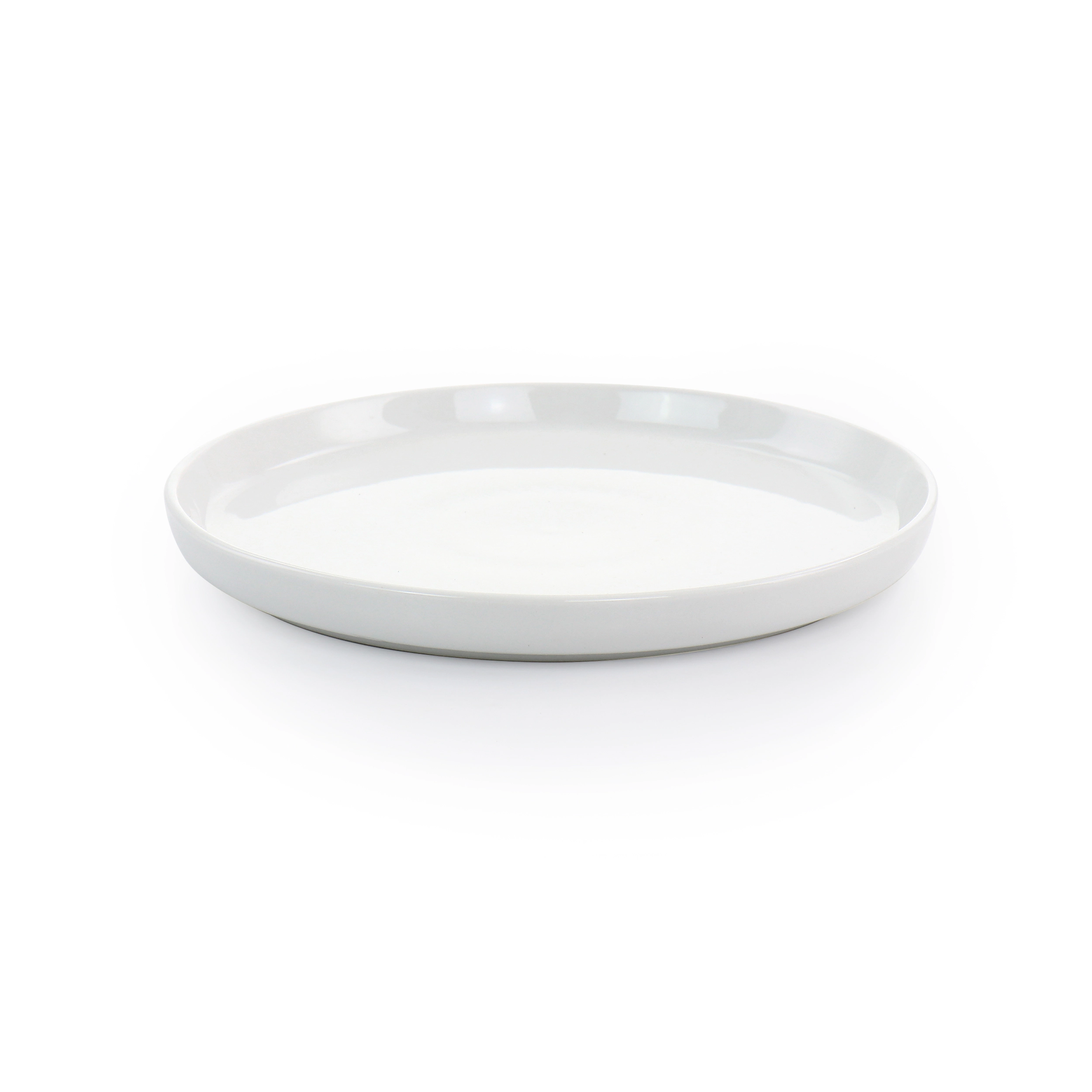 Gibson Home White Deco 16 Piece Fine Ceramic Dinnerware Set in White