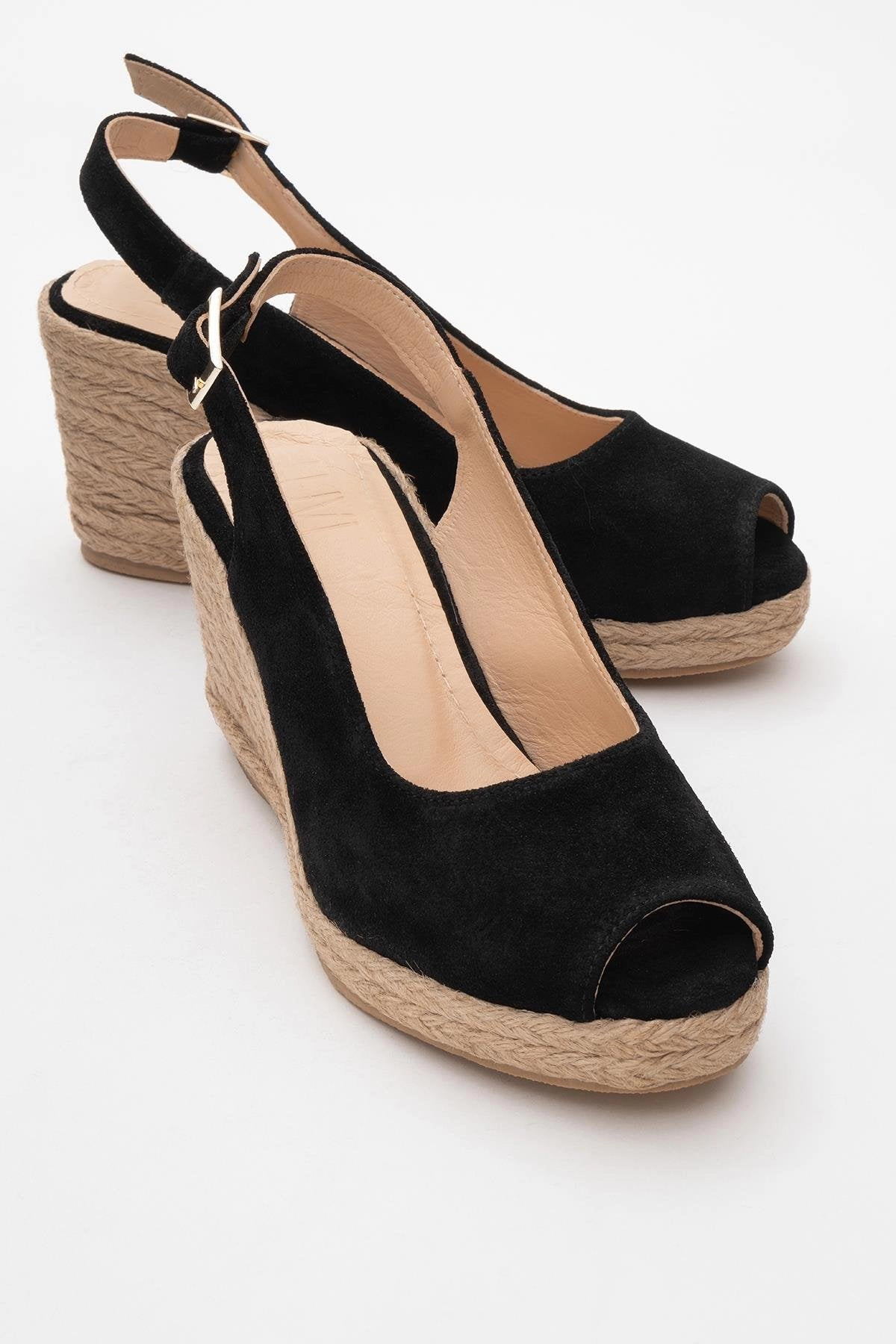 Forever & Always Womens Ryan Leather Espadrilles
