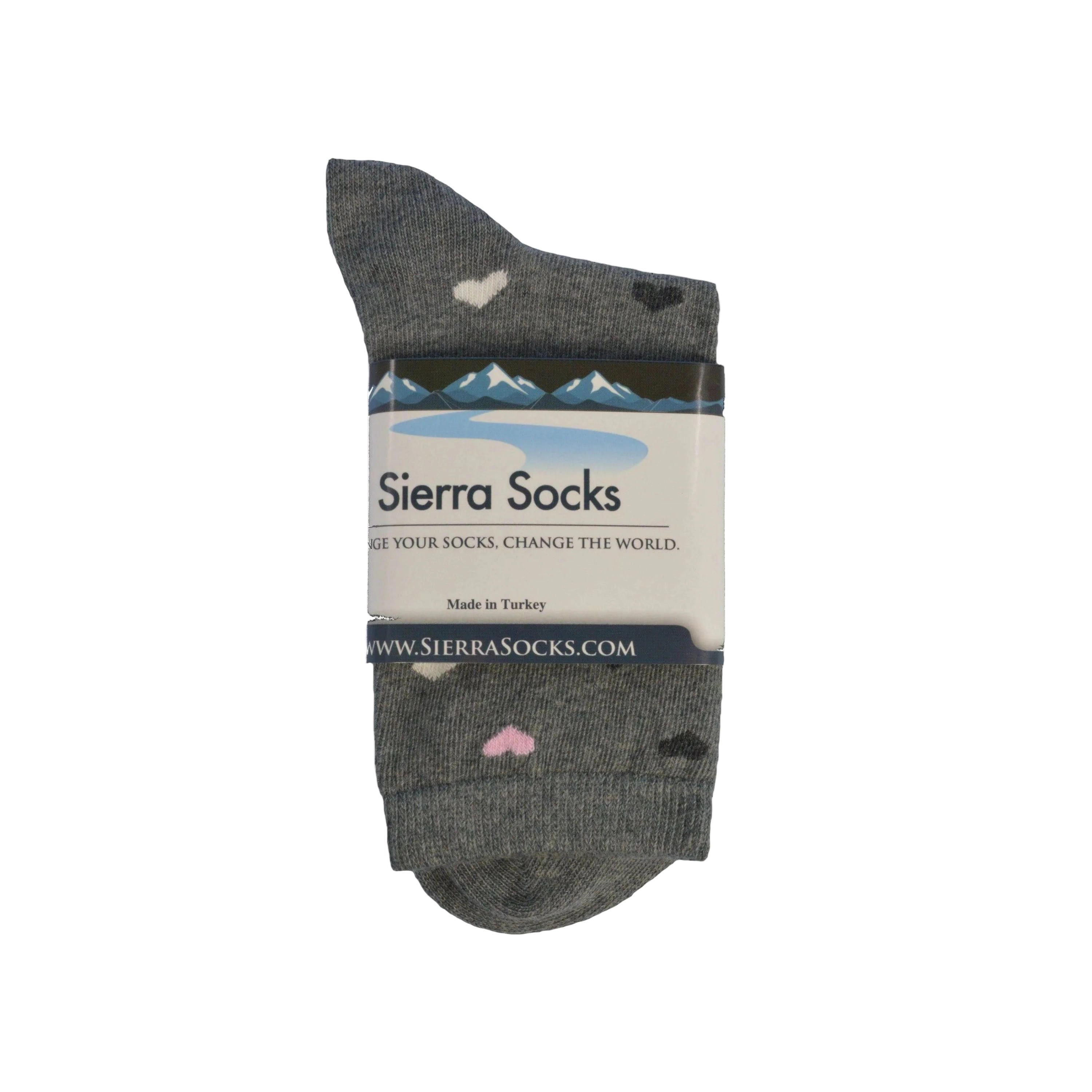 Wear Sierra Women's Colorful Heart Pattern Crew Socks