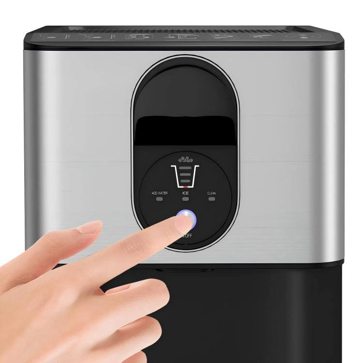 SUGIFT Self-Dispensing Nugget Ice Maker Countertop with Soft Chewable Pellet Ice and 56-lb Daily Output