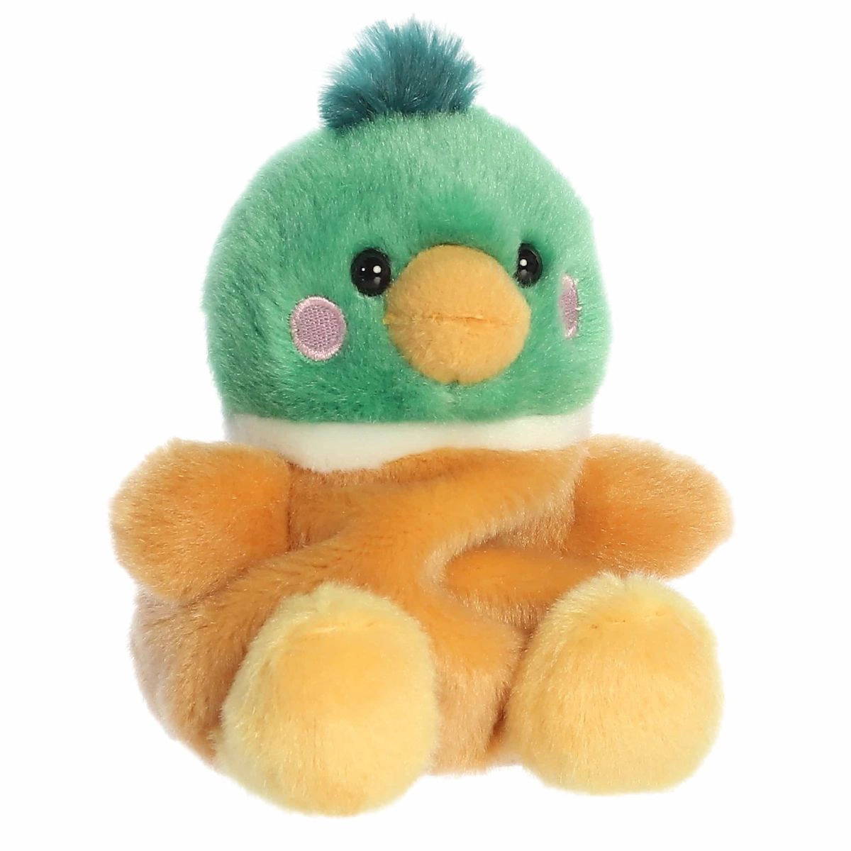 Aurora Palm Pals Puddles Mallard Duck 5-Inch Stuffed Animal Plush